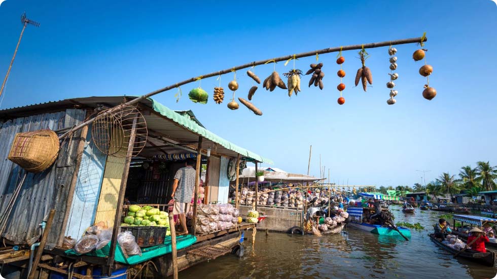 Mercado flutuante