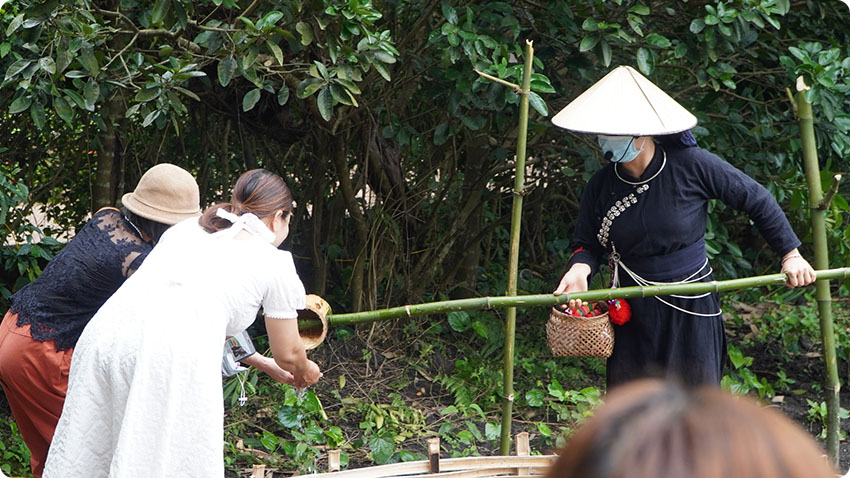 Interaja com a comunidade local
