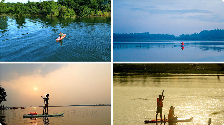 Stand up paddleboarding