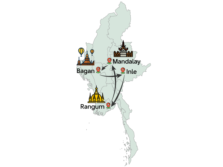 Riqueza do Myanmar 14dias