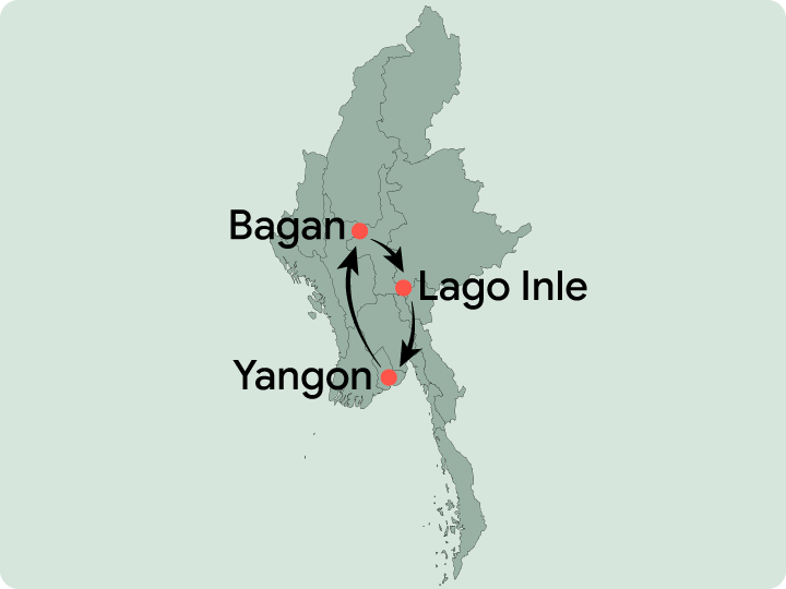 Trekking em Myanmar 15 dias